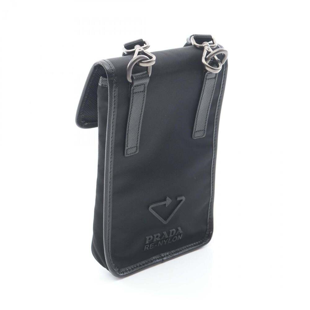 PRADA Black Leather Saffiano Shoulder Bag - Picture 2 of 7